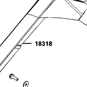 18318-BAA7-E00 PROTECTOR MUFFLER — diagram cutout