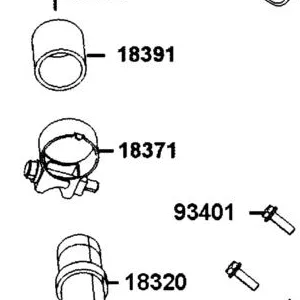 18371-ACD5-E00 BAND MUFFLER — diagram cutout