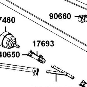 17693-BAA7-E00 TUBE FUEL 7.5*37 — diagram cutout