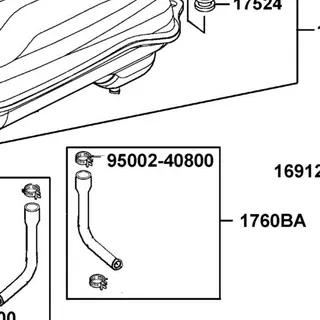 95002-40800-08 CLAMP D8 TUBE — diagram cutout