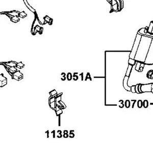 3051A-LKF5-E00 COIL ASSY IGN — diagram cutout