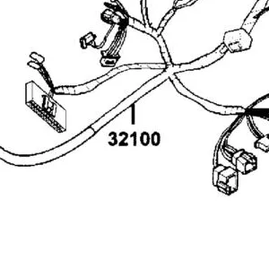 32100-BAA7-E00 HARNESS WIRE — diagram cutout