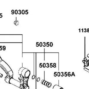 50350-BAA7-E00 HANGER ASSY ENG — diagram cutout
