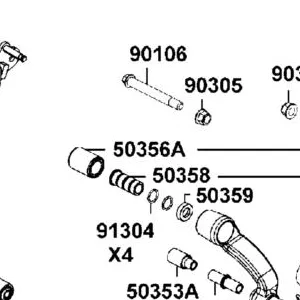 50356-LHG7-E00 RUBBER BUSH ENG HANGER — diagram cutout