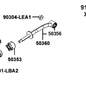 50360-ACD5-E00 TIE ROD ASSY ENG — diagram cutout