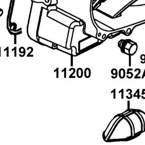 11200-ABD2-C00 CRANK CASE COMP???AL — diagram cutout
