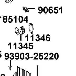 11346-GFY6-C00 BAND L COVER DUCT — diagram cutout