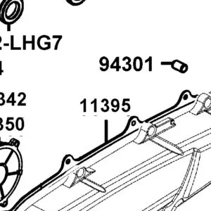 11395-LLJ3-C00 GASKET L COVER — diagram cutout