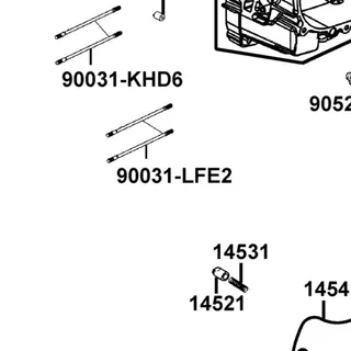 90031-LFE2-C01 BOLT A STUD 8*225 — diagram cutout