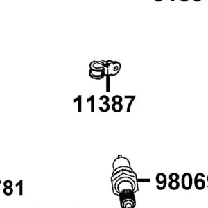 11387-ABD2-C00 "CLAMPER, BREATHER TUBE" — diagram cutout