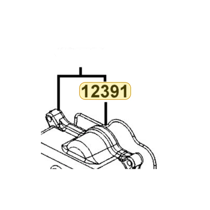 12391-LDB2-C00 GASKET HEAD COVER — diagram cutout