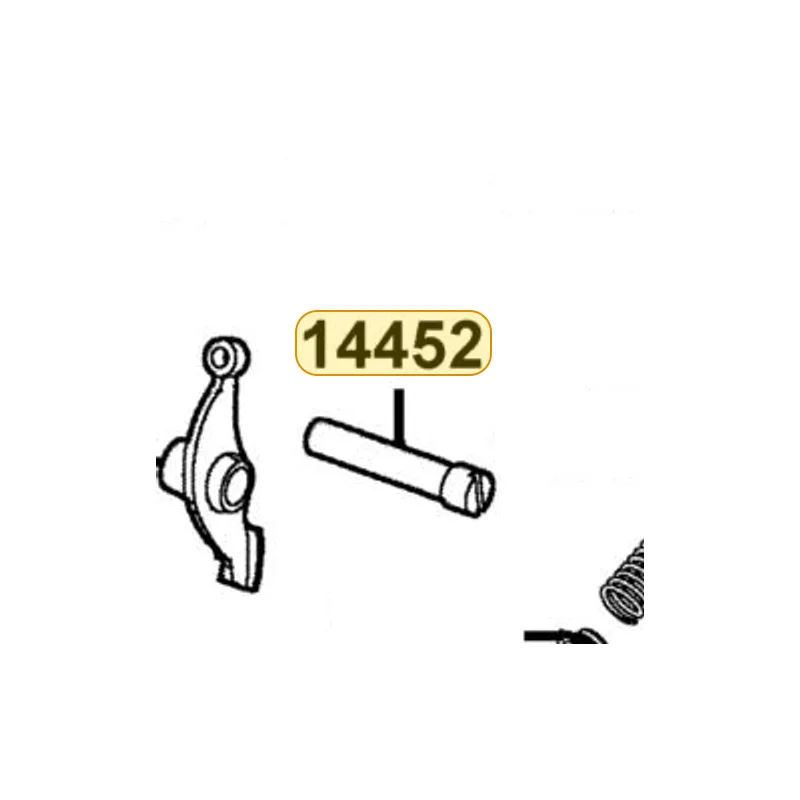 14452-LDB2-C00 SHAFT， EXH ROCKER ARM — diagram cutout