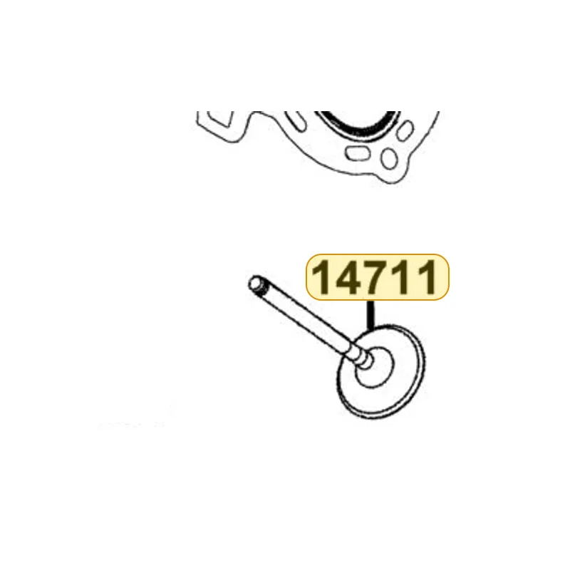 14711-LFG2-C00 VALVE INLET — diagram cutout