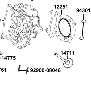 92900-08046-0BG BOLT STUD 8X46 — diagram cutout