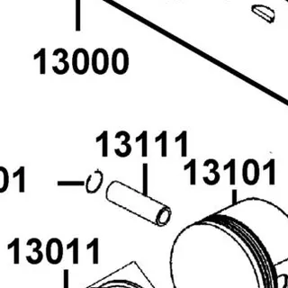 13111-LDB2-C00 PIN PISTON — diagram cutout