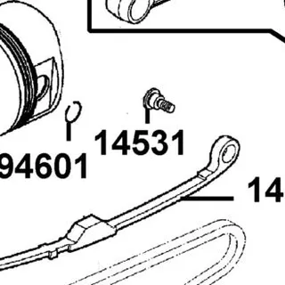 14531-KHE7-C00 PIVOT CAM CHAIN TENSIONER — diagram cutout