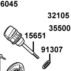 15651-KEBE-C00 GUAGE OIL LEVEL — diagram cutout