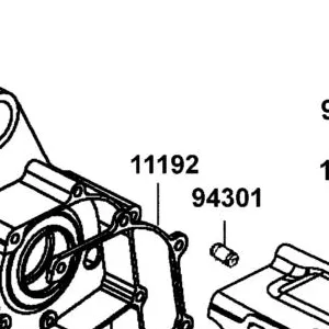11192-KGBG-980 GASKET??? CRANK CASE A — diagram cutout