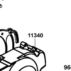 11340-KGBG-900-N8A COVER COMP L SIDE (Bright Silver) — diagram cutout