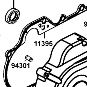 11395-PVA1-900 GASKET???L COVER A — diagram cutout