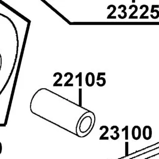 22105-LBA7-C00 BOSS DRIVE FACE — diagram cutout