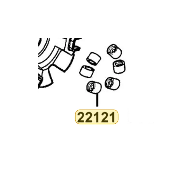 22121-LFG2-315 ROLLER SET WEIGHT (1SET:6PCS) — diagram cutout