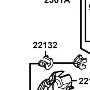 22132-KHE7-405 PIECE SLIDE SET (1SET:3PCS) — diagram cutout