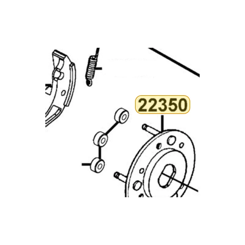 22350-KHE7-C00 PLATE COMP DRIVE — diagram cutout