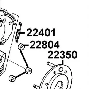 22804-GBB2-C00 RUBBER CLUTCH DAMPER — diagram cutout