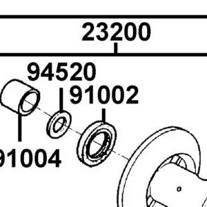 91002-GGA7-C00 BRG BALL RADIAL 6902U — diagram cutout