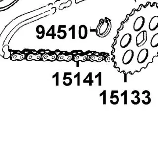15141-KKJ9-C00 CHAIN OIL PUMP — diagram cutout