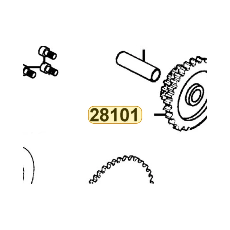 28101-KHE7-C00 GEAR STARTER REDUCTION — diagram cutout
