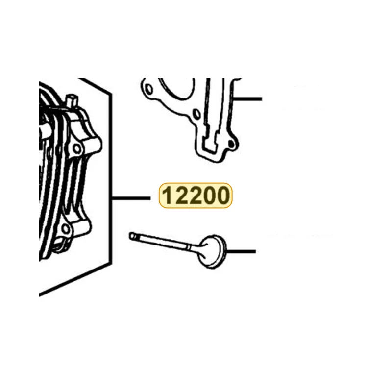 12200-KGBG-900 HEAD COMP CYLINDER — diagram cutout