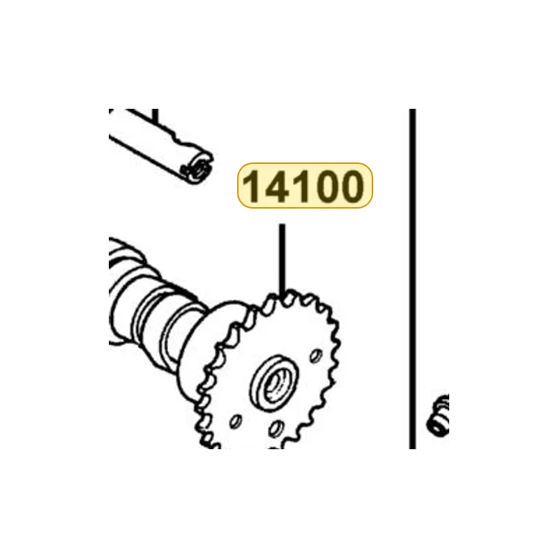 14100-KGBG-220 SHAFT COMP CAM — diagram cutout