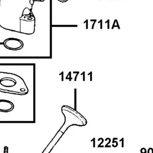 14711-KGBG-900 VALVE INLET — diagram cutout