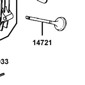 14721-KGBG-900 VALVE EXHAUST — diagram cutout