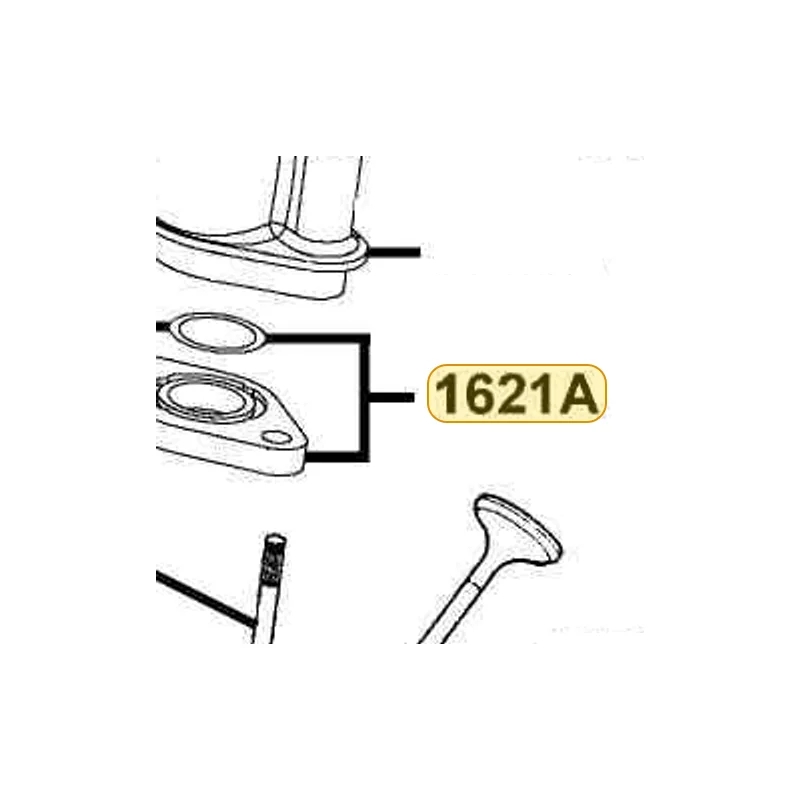 1621A-KGBG-900 INSULATOR CARB ASSY — diagram cutout