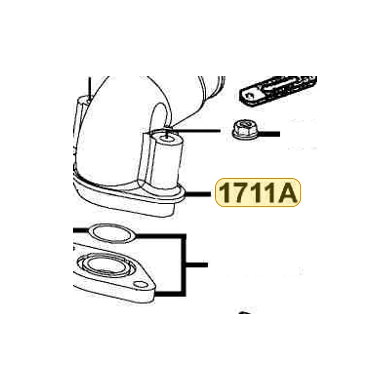 1711A-KGBG-900 PIPE ASSY INLET — diagram cutout