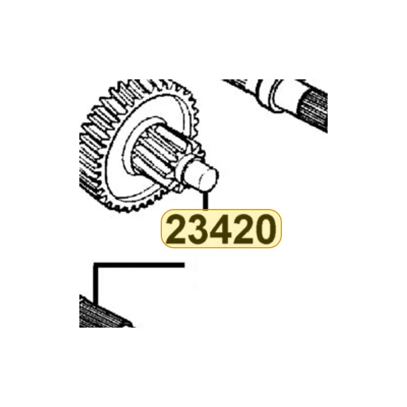 23420-ABD2-C00 SHAFT COMP., COUNTER — diagram cutout