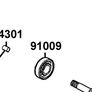 91009-KHE7-C00 BRG BALL RADIAL 6205LLU — diagram cutout