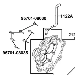 95701-08030-07G BOLT FLANGE 8*30 (C) — diagram cutout