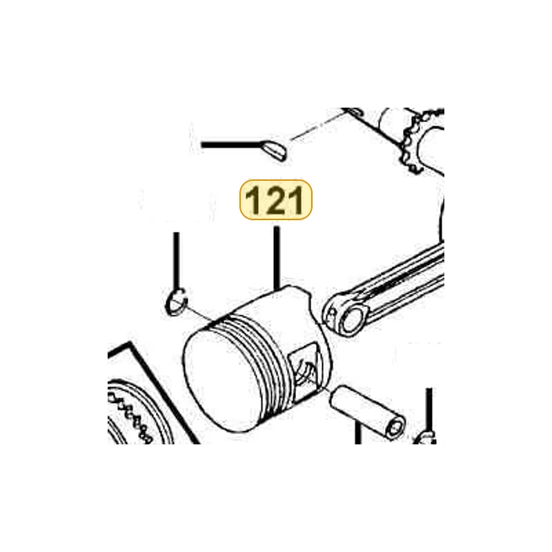 13101-KGBG-901 PISTON — diagram cutout