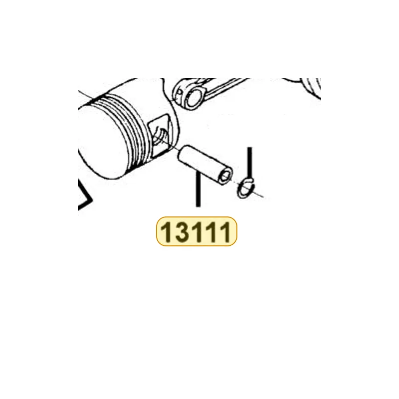 13111-KGBG-900 PIN PISTON — diagram cutout