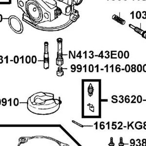 99101-116-0800 MAIN JET #80 — diagram cutout