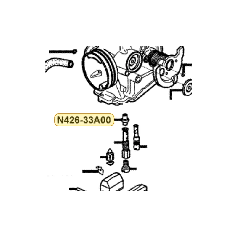 N426-33A00 NEEDLE JET — diagram cutout
