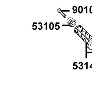 53105-LEA7-C00 "END R,HANDLE" — diagram cutout
