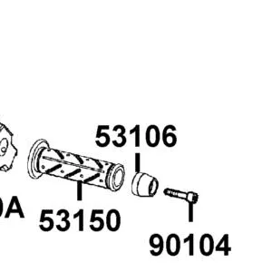53106-LEA7-C00 "END L,HANDLE" — diagram cutout
