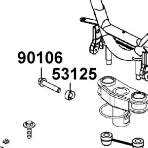 53125-LEA7-C00 BOLT FLANGE — diagram cutout