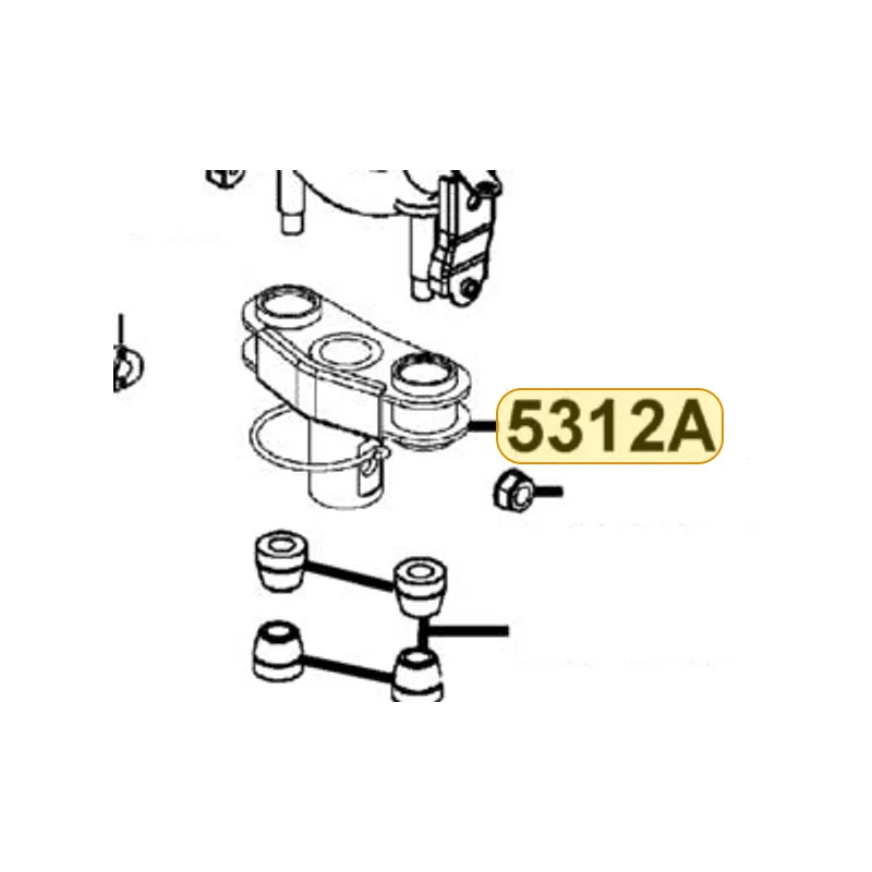 5312A-ABD2-E00 HOLDER COMP HANDLE — diagram cutout