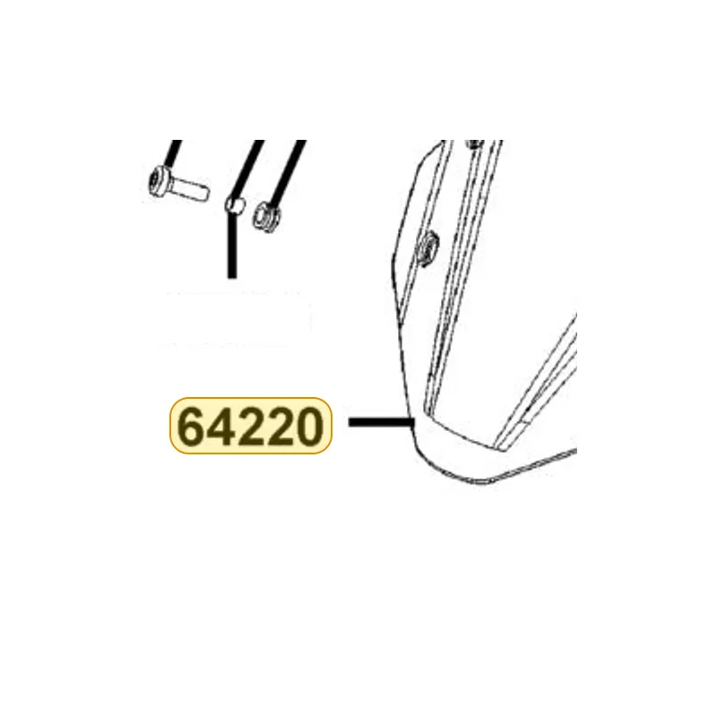 64220-AHG1-E00 WIND SCREEN — diagram cutout
